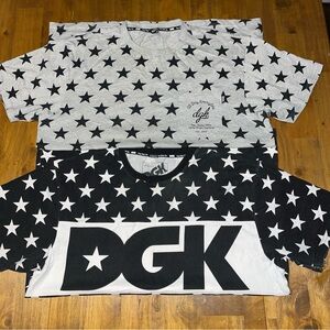 DGK Dirty Ghetto Kids short sleeve tshirt set of 2 men's XXL